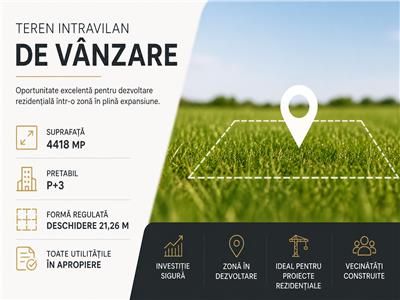 Teren Intravilan Alba Iulia Pretabil Blocuri P+3