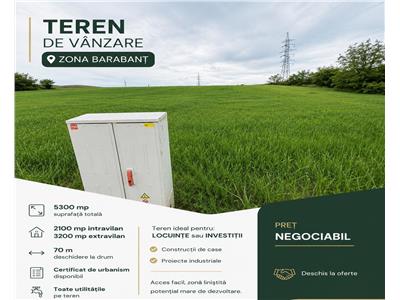Teren Intravilan De Vanzare Zona Barabant
