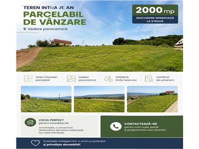 Teren Intravilan Parcelabil De Vanzare In Alba Iulia, Vedere Panoramica