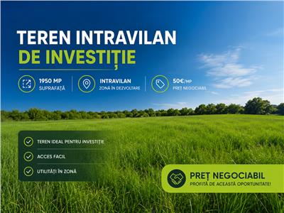 Teren Intravilan De Vanzare , Investitie